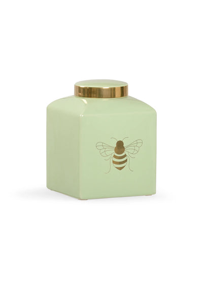 Bee Gracious Ginger Jar in Pistachio