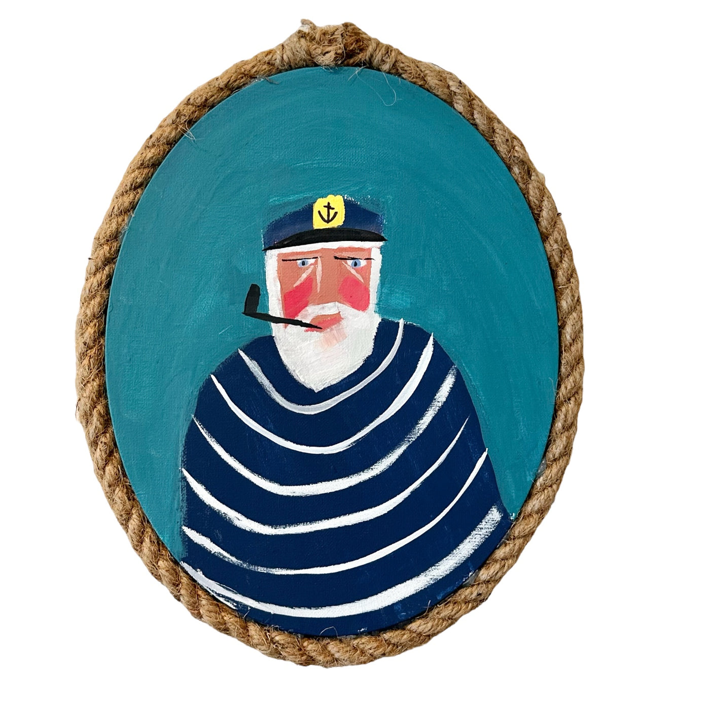 Sea Folk Painting “Striped Sweater Captain”