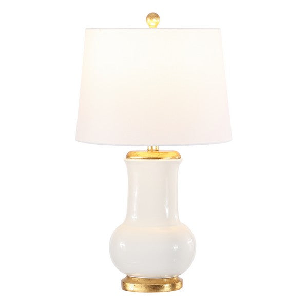 Emberson Table Lamp - Ivory/Gold